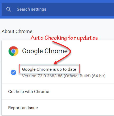 Auto checking for updates Google Update Auto checking for updates Google Update