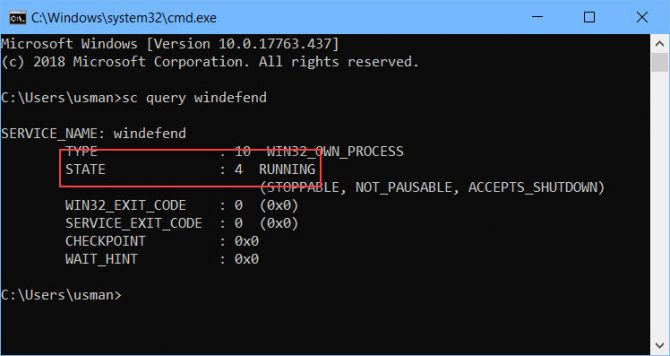 check if Windows Defender is running check if Windows Defender is running