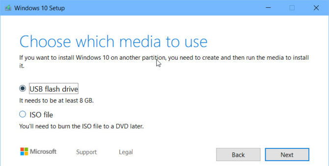 Choose which media to use Choose which media to use