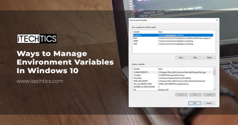 How To Manage Environment Variables In Windows