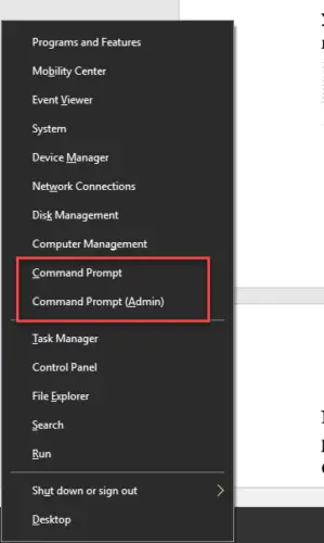 Get Back Command Prompt In Windows 10 October 2018 Update (Under Win+X ...