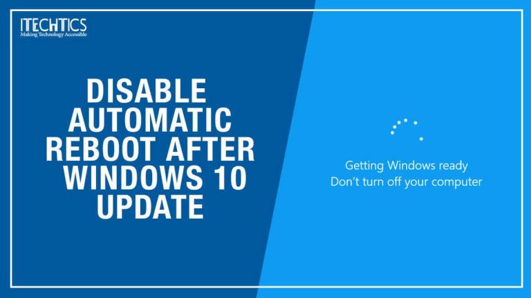 Disable system restart after Windows Updates installation