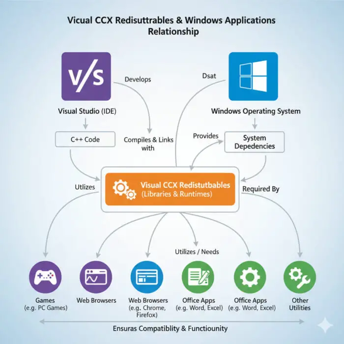 Download All Microsoft Visual C++ Redistributables (2005-2025) 1 Visual C++ Libraries in Windows Workflow Process