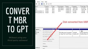 Convert MBR to GPT
