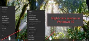 Right click menu not working