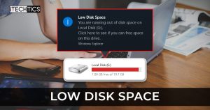 Low Disk Space