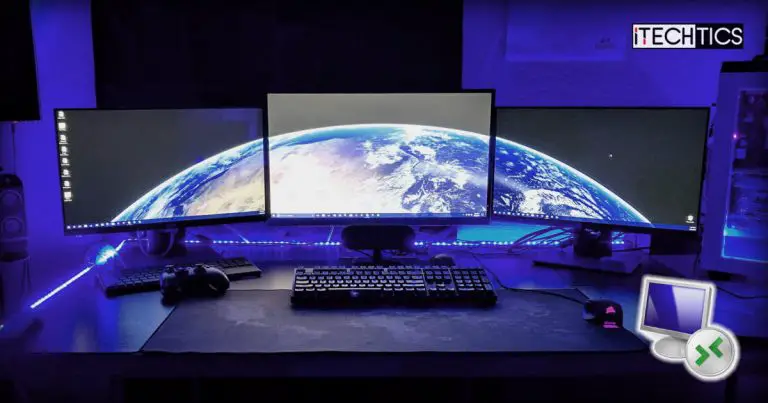 Multiple monitors with Remote Desktop Connection