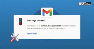 Fix Gmail bounced emails