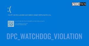 Fix DPC Watchdog Violation