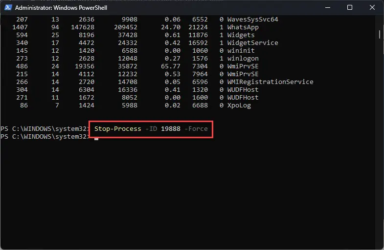 How To Kill Process From Windows Command Line