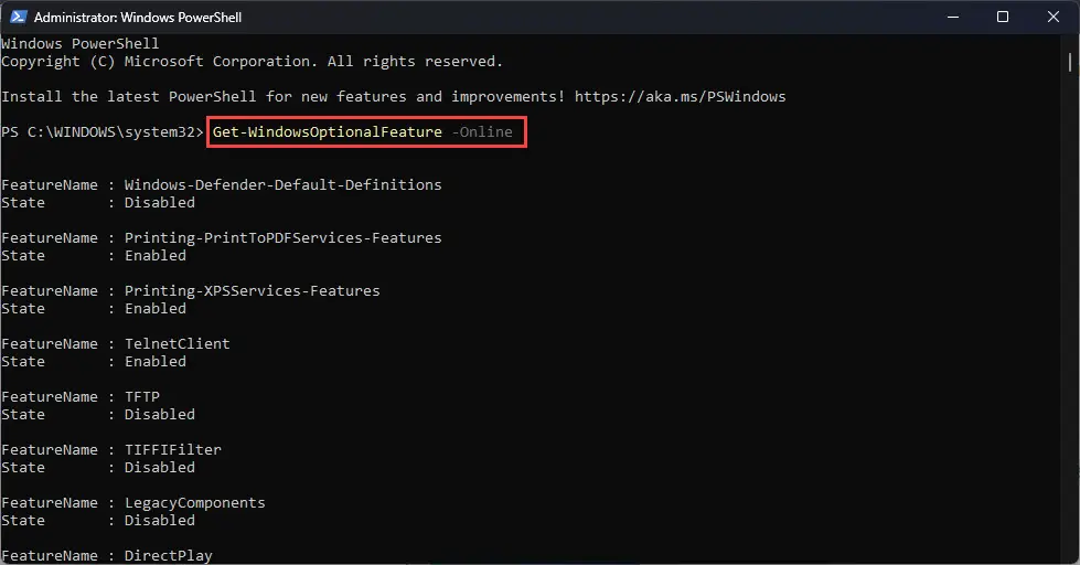 How To Fix Windows Optional Features Not Installing